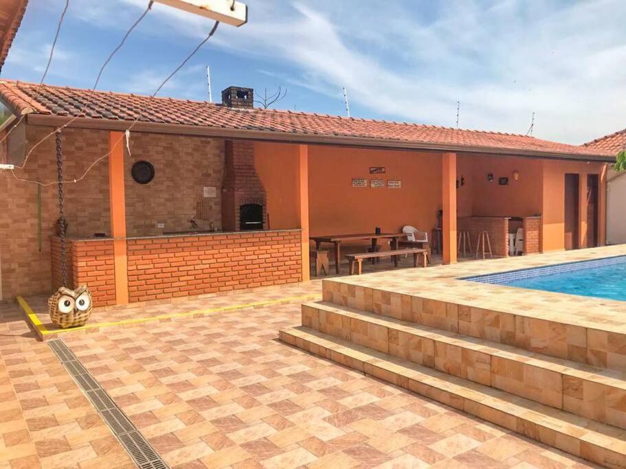 Casa Com Piscina Itanhaem Cibratel II Villa Kültér fotó